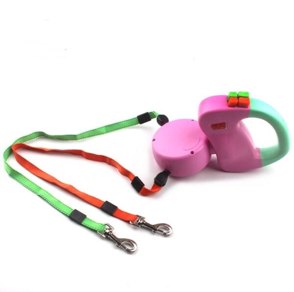 Retractable Dual Pet Dog Walking Leash - Image 8