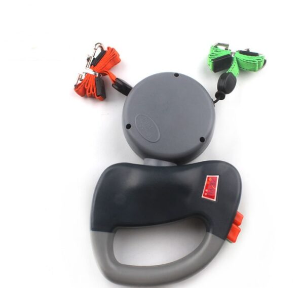 Retractable Dual Pet Dog Walking Leash - Image 6