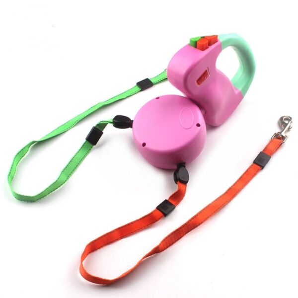 Retractable Dual Pet Dog Walking Leash - Image 9