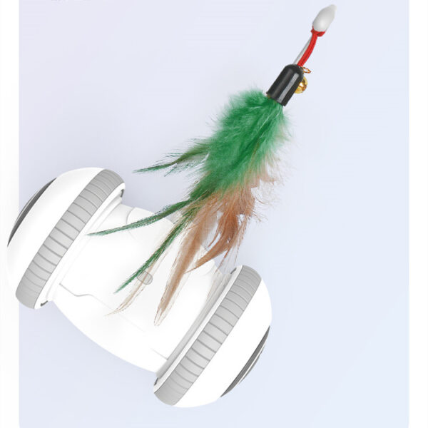 Interactive Cat Toy With Interchangeable Heads  Pet Feather Toys - Image 7