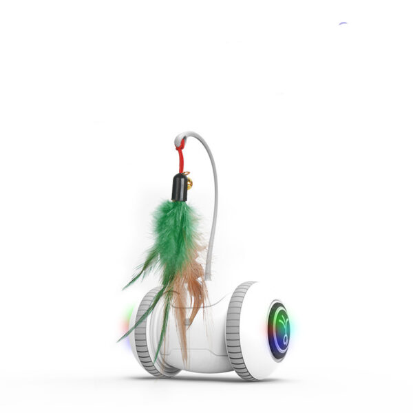 Interactive Cat Toy With Interchangeable Heads  Pet Feather Toys - Image 8