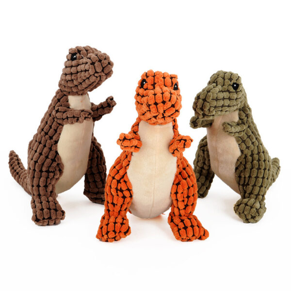 Dinosaur Pet Toys Giant Dogs Pets Interactive Dog Toys For Large Dogs Chew Toys Chihuahua Plush Stuffing Squeakers - Image 4