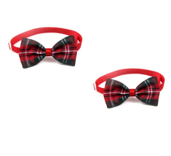 Plaid Pet Tie Cat Dog Scarf Accessories Pet Accessories - Image 6