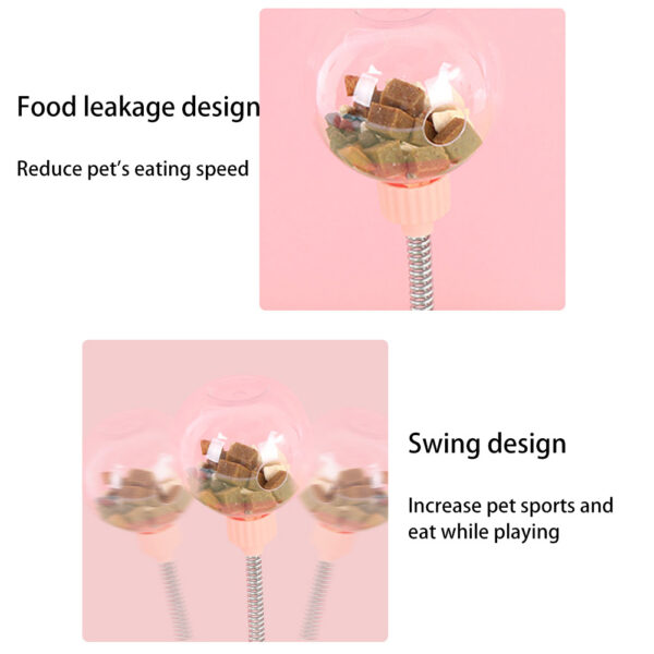 Pet Feeder Cat Toy Pets Leaking Food Ball Self-Playing Tumbler Funny Swing Feeder Puzzle Toys Playing Training Dispenser Bowl - Image 7