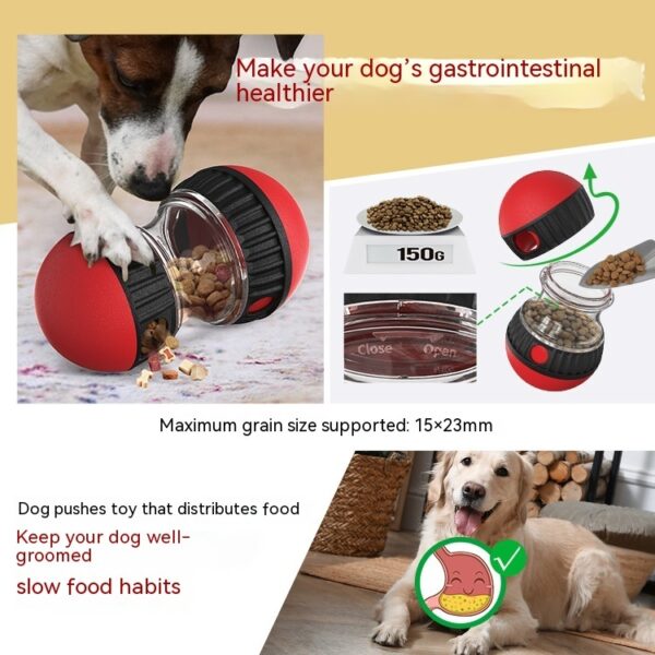 Food Dispensing Dog Toy Tumbler Leaky Food Ball Puzzle Toys Interactive Slowly Feeding Protect Stomach Increase Intelligence Pets Toy Pet Products - Image 10