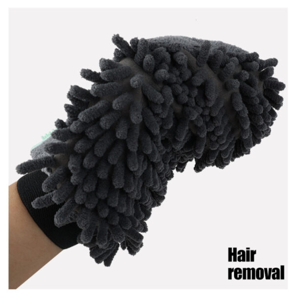 Pet Bathing Brush 2-in-1 Grooming Glove Elegant Dog Grooming Tool For Brushing, Massaging, And Drying Pet Grooming Kit For Dog Cat 2-Sided Bathing Brush Cleaning Massage Glove - Image 8